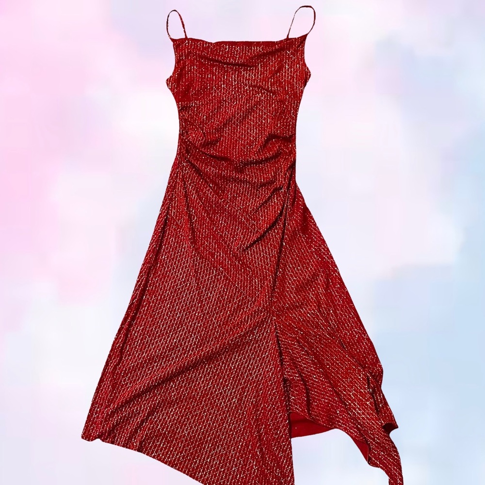 Vintage 90s red dress